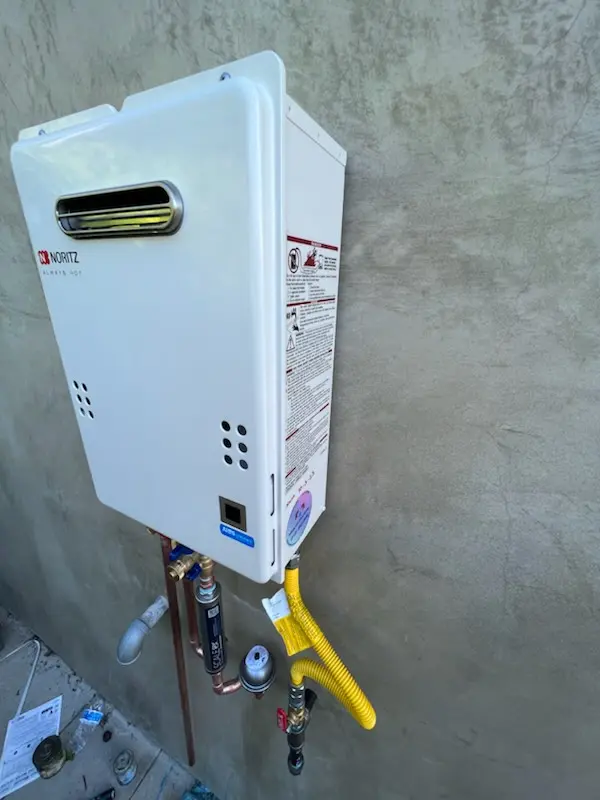 Tankless water heater installation for Silver Ridge homes